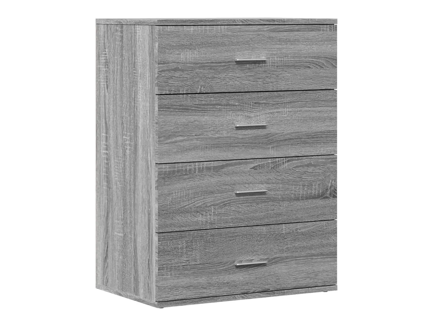 Aparadores 2 uds madera de ingeniería gris Sonoma 60x39x80 cm ES435304