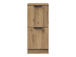 Aparadores 2 uds madera ingeniería roble artisian 30x30x70 cm