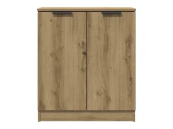 Aparadores 3 uds madera ingeniería roble artisian 60x30x70 cm