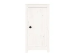 Aparadores 2 uds madera maciza de pino blanco 40x35x80 cm ES87633