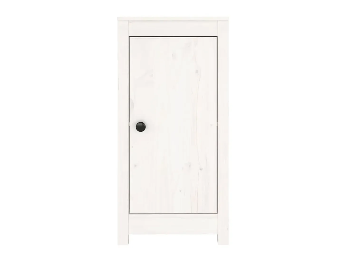 Aparadores 2 uds madera maciza de pino blanco 40x35x80 cm ES87633
