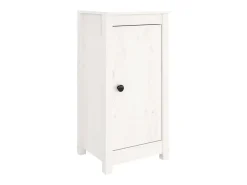 Aparadores 2 uds madera maciza de pino blanco 40x35x80 cm ES87633
