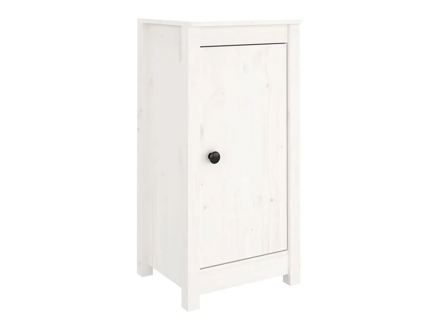 Aparadores 2 uds madera maciza de pino blanco 40x35x80 cm ES87633