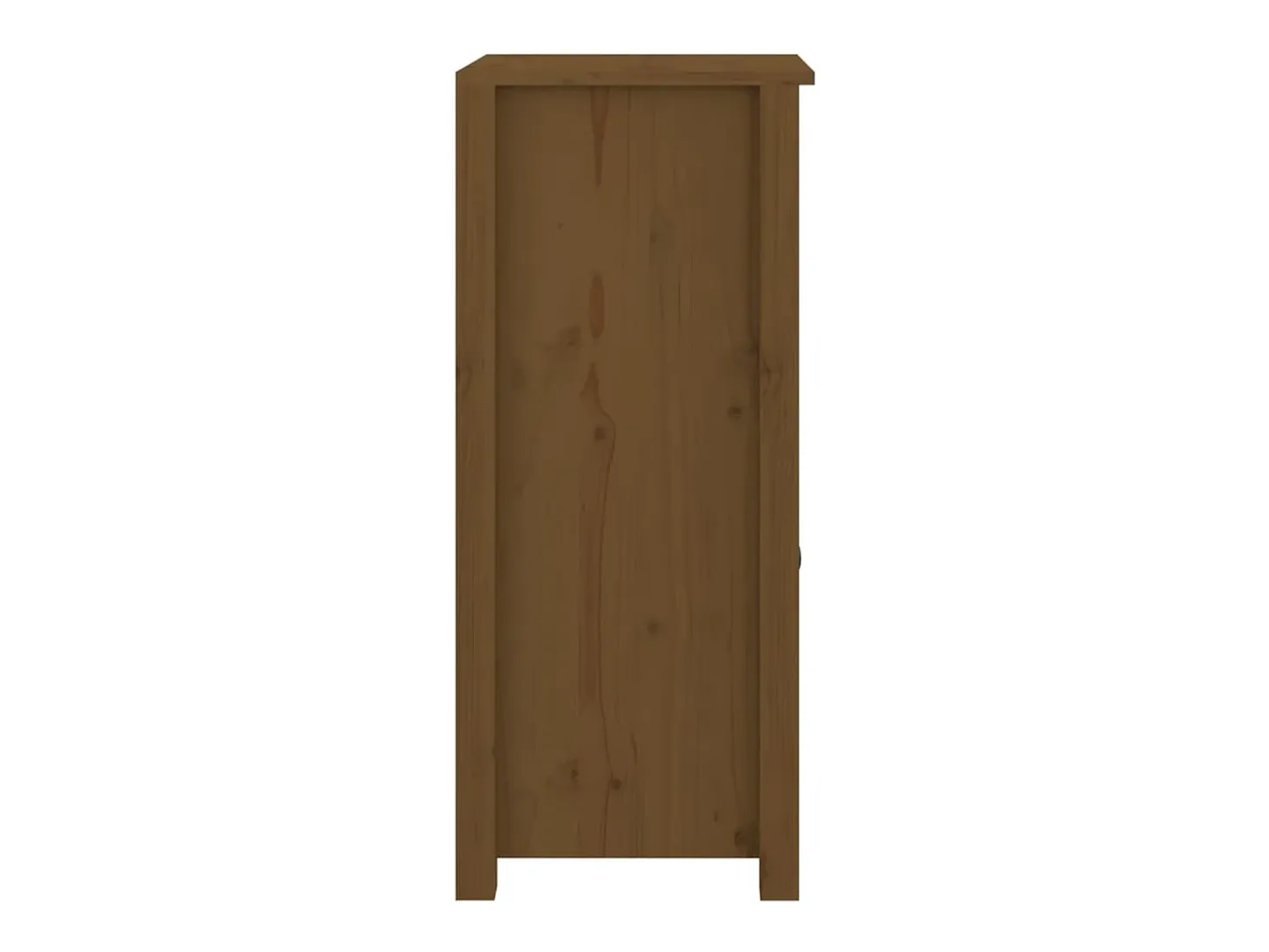 Aparadores 2 uds Marrón miel 40x35x80 cm Madera maciza de pino