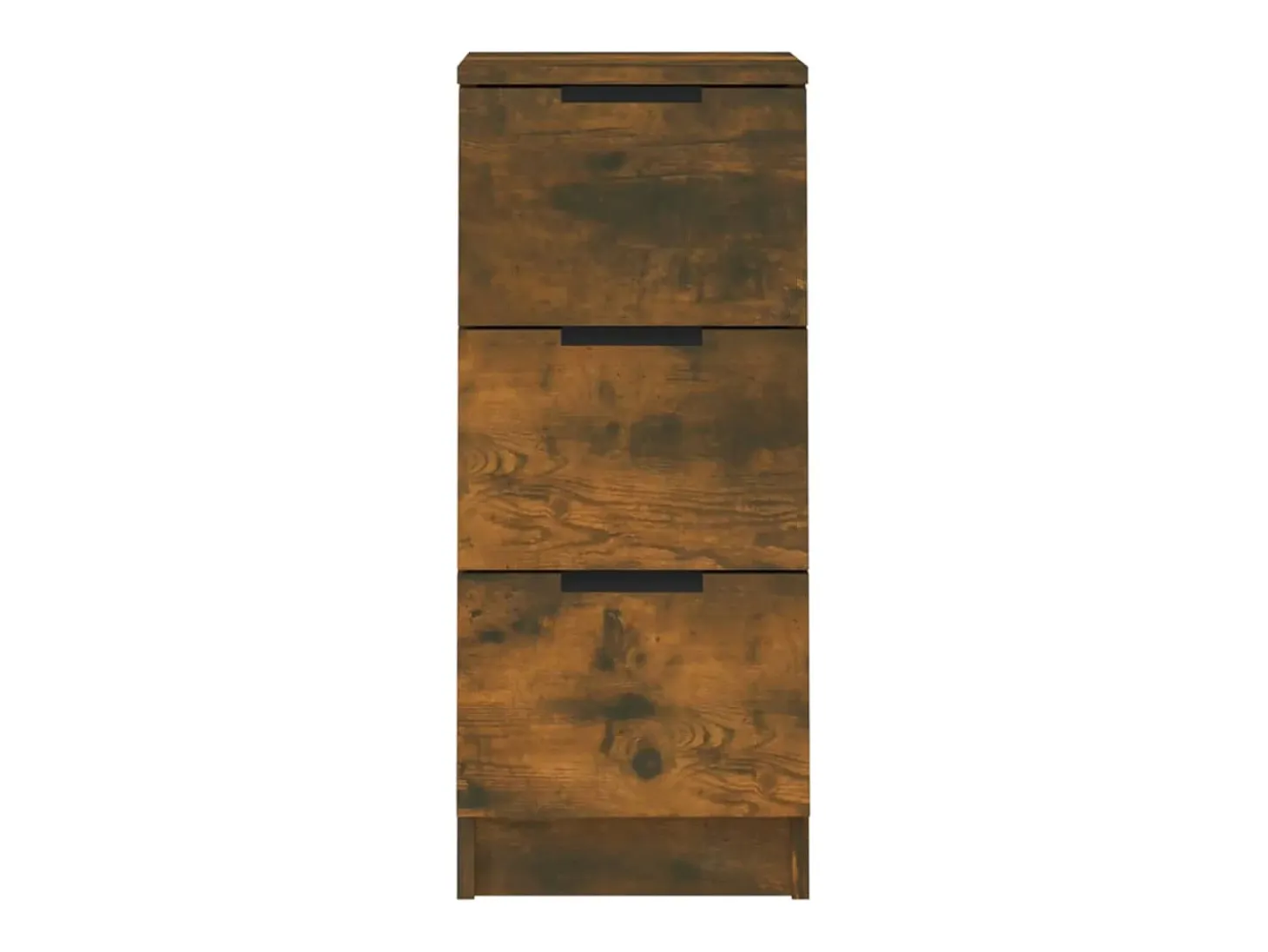Aparadores 2 uds Roble ahumado 30x30x70 cm Madera de ingeniería