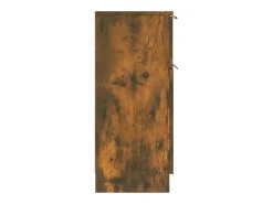 Aparadores 2 uds Roble ahumado 30x30x70 cm Madera de ingeniería
