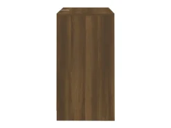 Aparadores 2 unidades madera de ingeniería marrón roble 70x41x75 cm