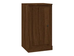 Aparadores 2 unidades madera color marrón roble 37,5x35,5x67,5 cm