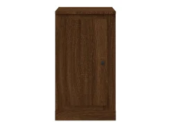 Aparadores 2 unidades madera color marrón roble 37,5x35,5x67,5 cm