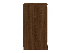 Aparadores 2 unidades madera color marrón roble 37,5x35,5x67,5 cm