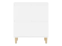 Aparadores 2 unidades madera contrachapada blanco 60x35x70 cm
