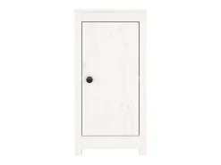 Aparadores 2 unidades madera maciza de pino blanco 40x35x80 cm