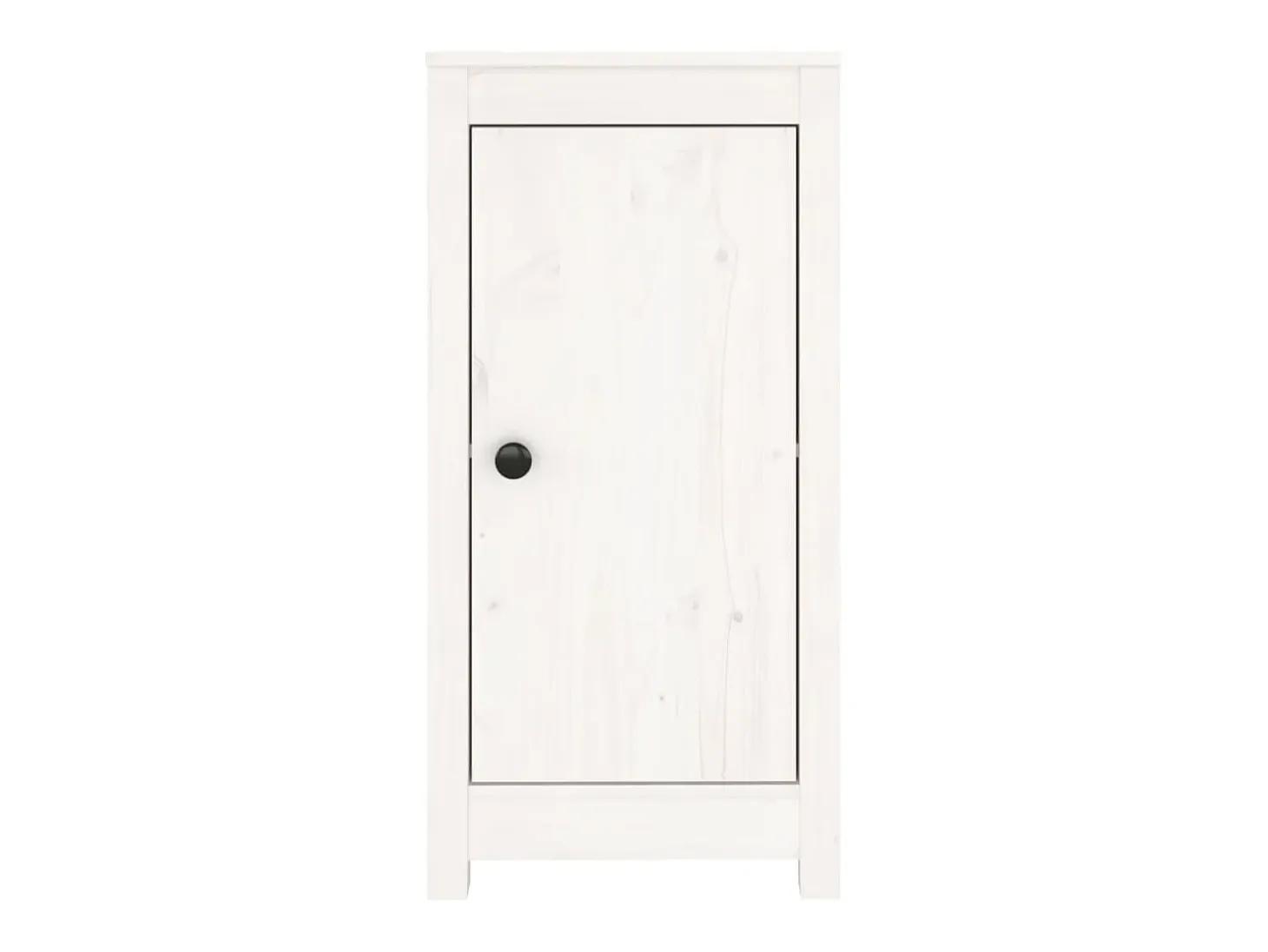 Aparadores 2 unidades madera maciza de pino blanco 40x35x80 cm