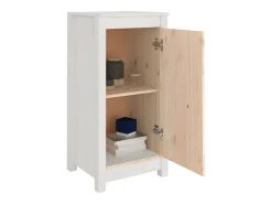 Aparadores 2 unidades madera maciza de pino blanco 40x35x80 cm