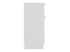 Aparadores 2 unidades madera contrachapada blanco 30x30x70 cm