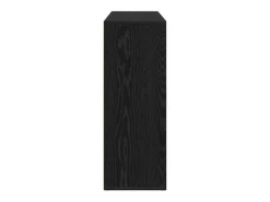 Aparadores de 2 piezas en roble negro, 60 x 31 x 84 cm en madera técnica.