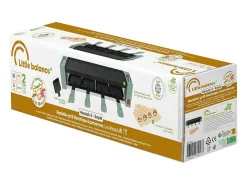 Aparato de raclette Little Balance para 4 personas 800W con grill, placa antiadherente extraíble y accesorios de madera