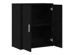 Armario alto 2 piezas Roble Negro 60 x 31 x 70 cm Madera de ingeniería