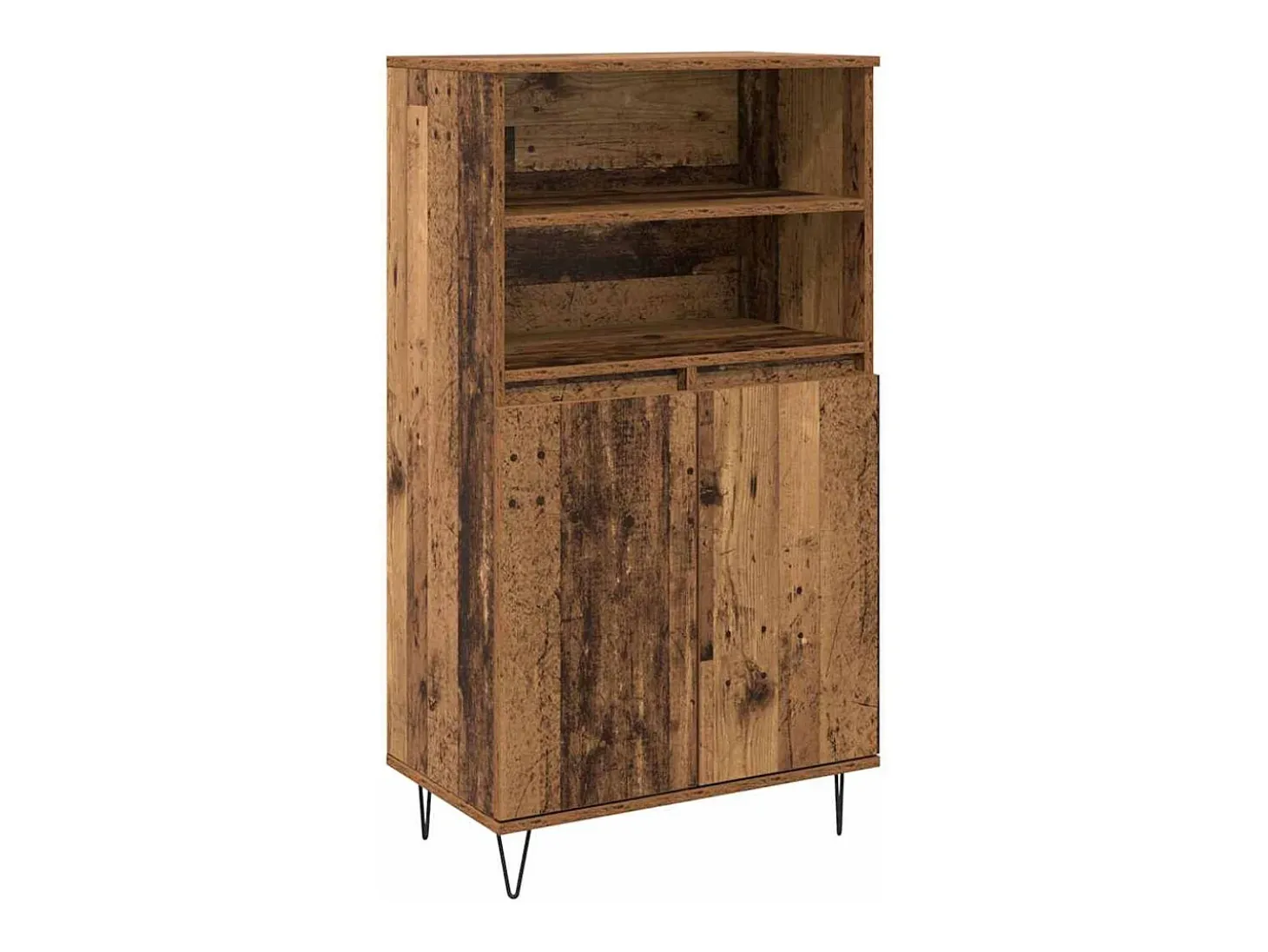 Armario alto marrón 60 x 36 x 110 cm Madera de ingeniería