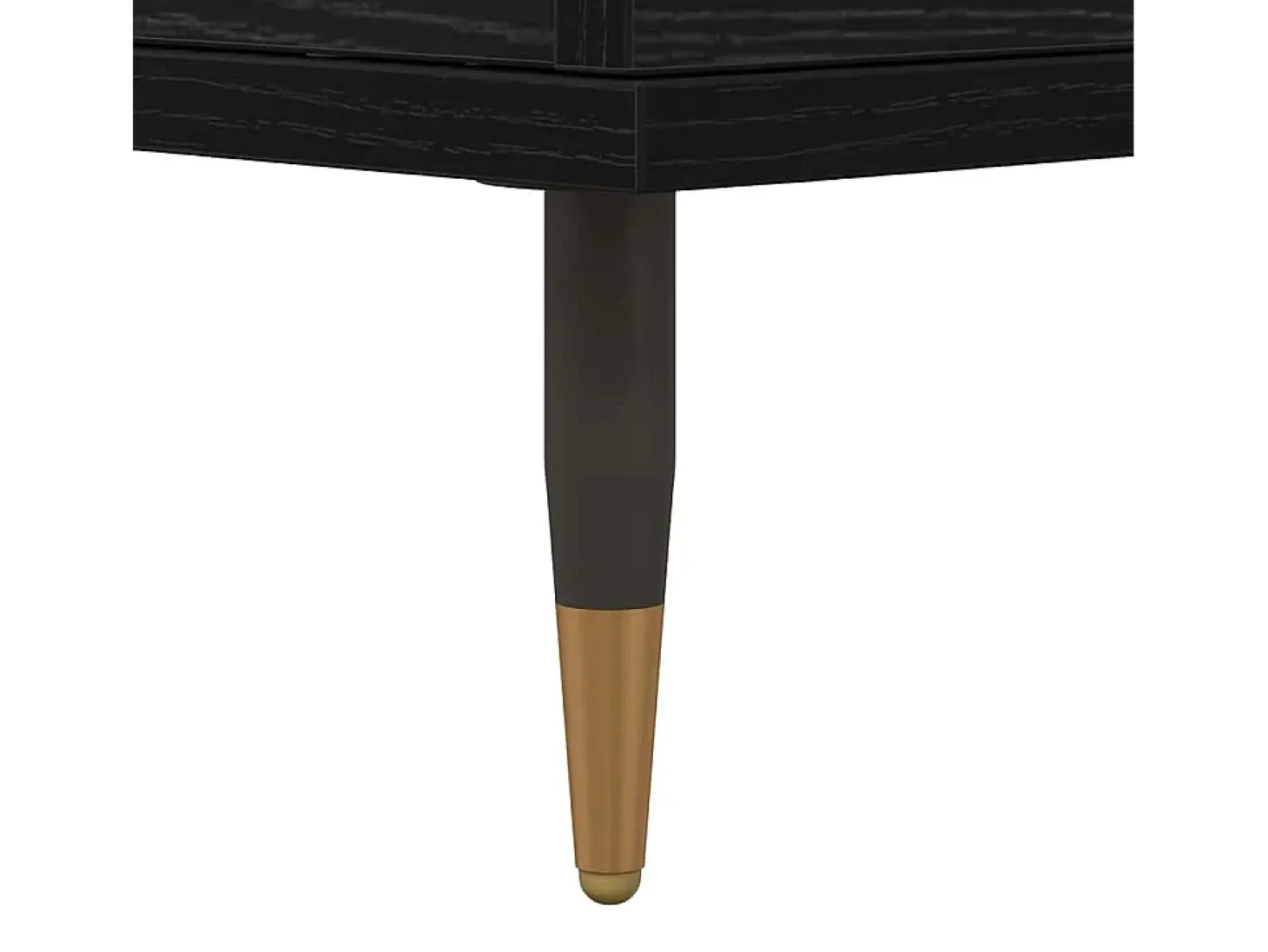 Armario alto negro 60 x 36 x 110 cm Madera de ingeniería