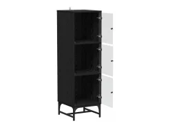 Armario alto Roble Negro 35 x 37 x 117 cm Madera de ingeniería