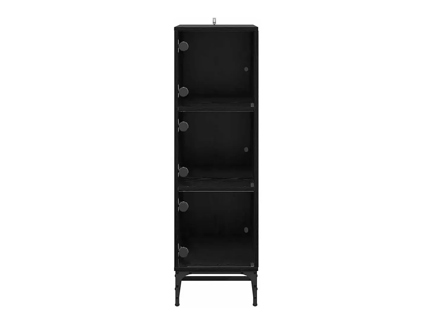 Armario alto Roble Negro 35 x 37 x 117 cm Madera de ingeniería