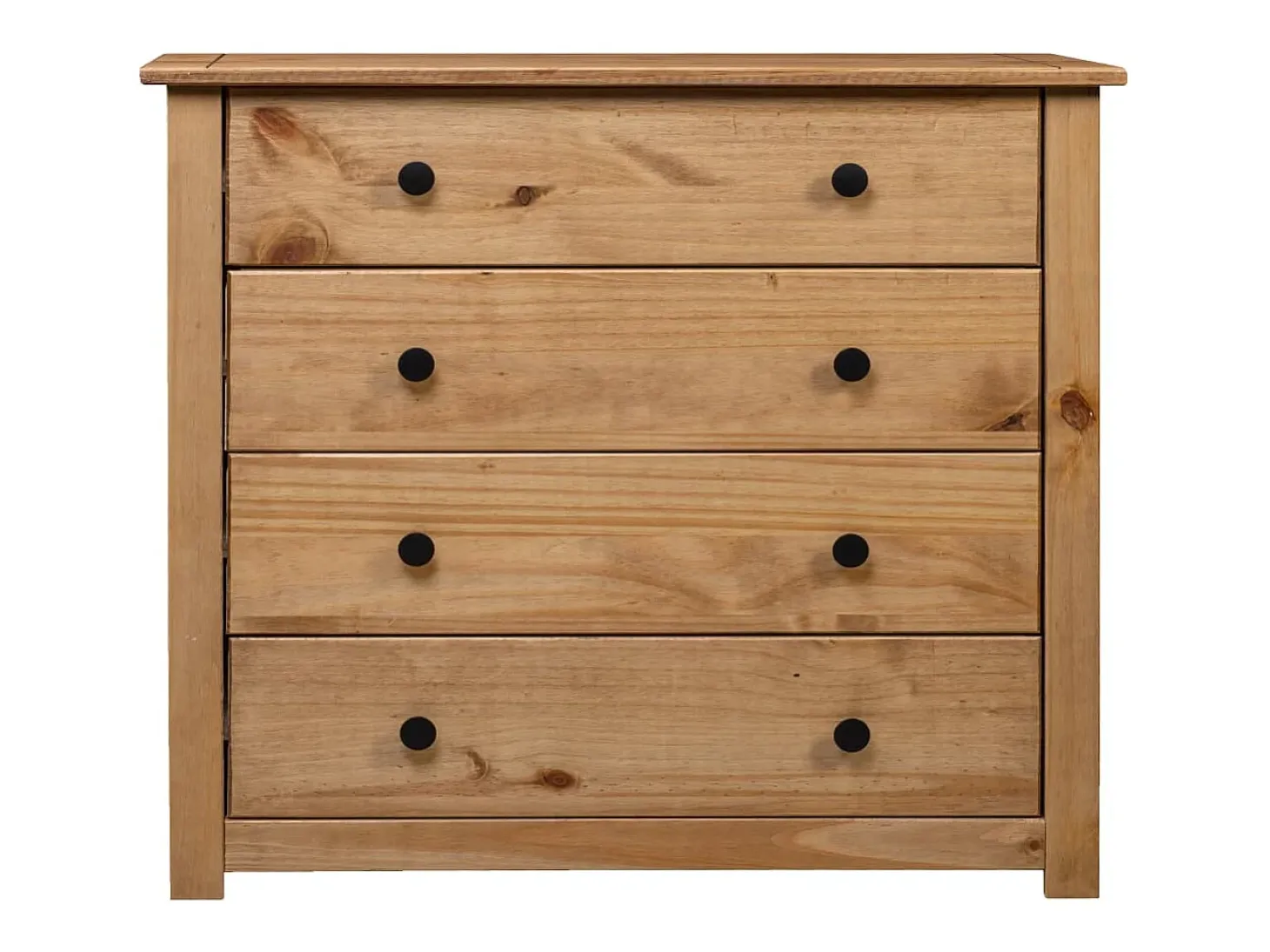 Armario auxiliar de madera de pino estilo Panamá 80x40x73 cm