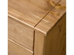 Armario auxiliar de madera de pino estilo Panamá 80x40x73 cm