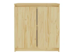Armario auxiliar de madera maciza de pino 60x36x65 cm