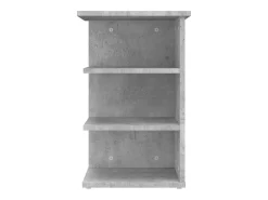 Armario auxiliar madera contrachapada gris hormigón 35x35x55 cm
