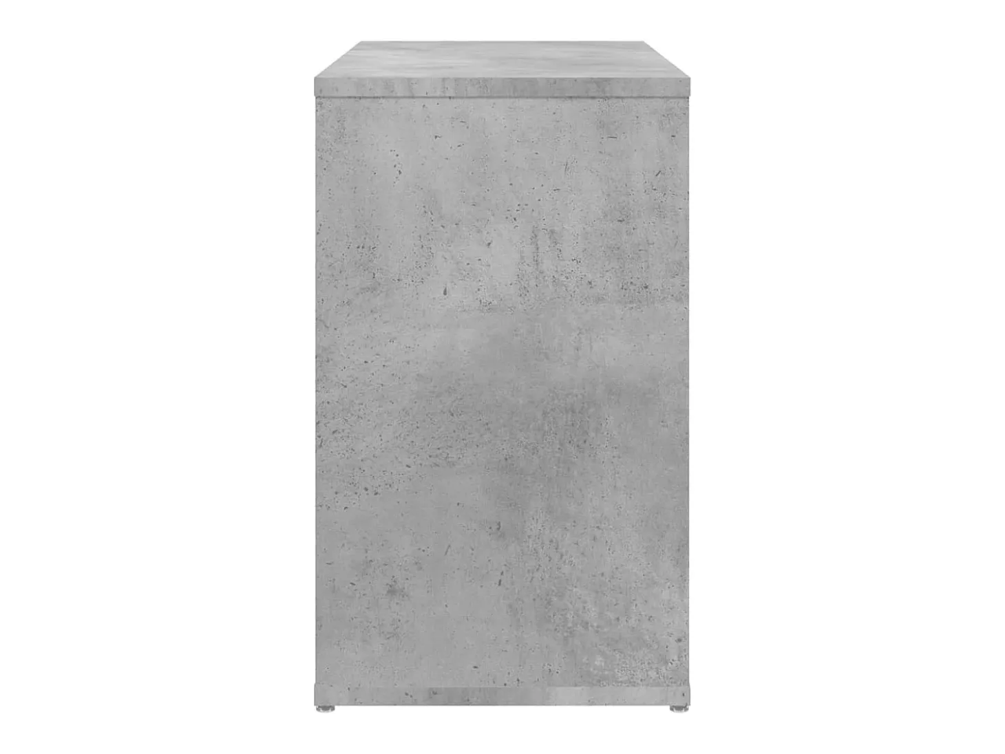 Armario auxiliar madera contrachapada gris hormigón 60x30x50 cm