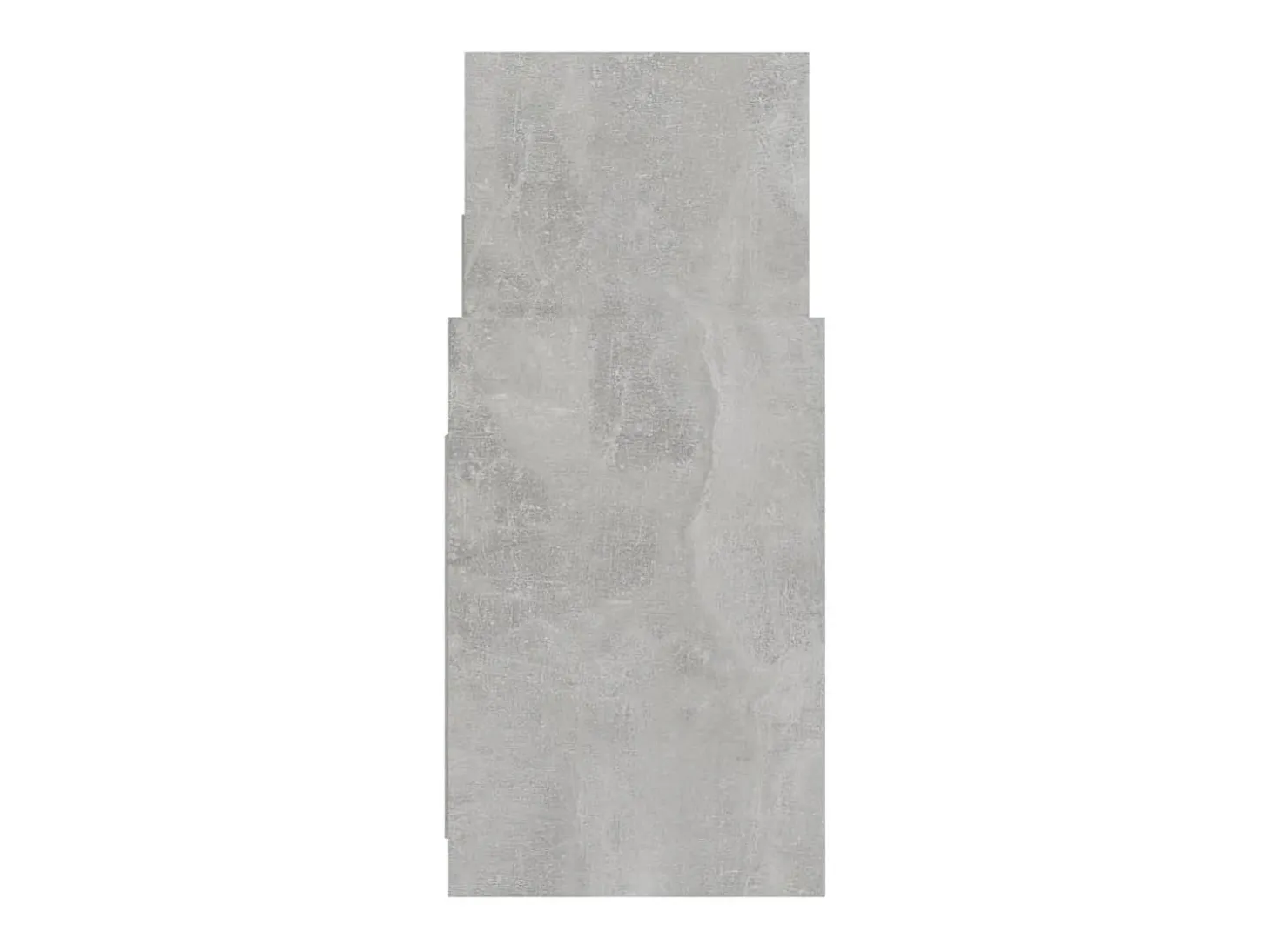 Armario auxiliar madera contrachapada gris hormigón 60x26x60 cm