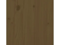 Armario auxiliar madera maciza de pino marrón miel 100x40x72 cm