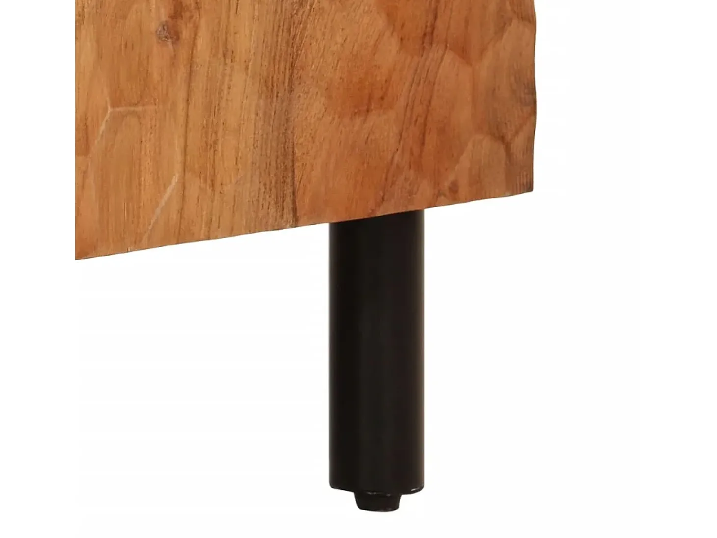 Armario auxiliar madera maciza de acacia 60x33x75 cm