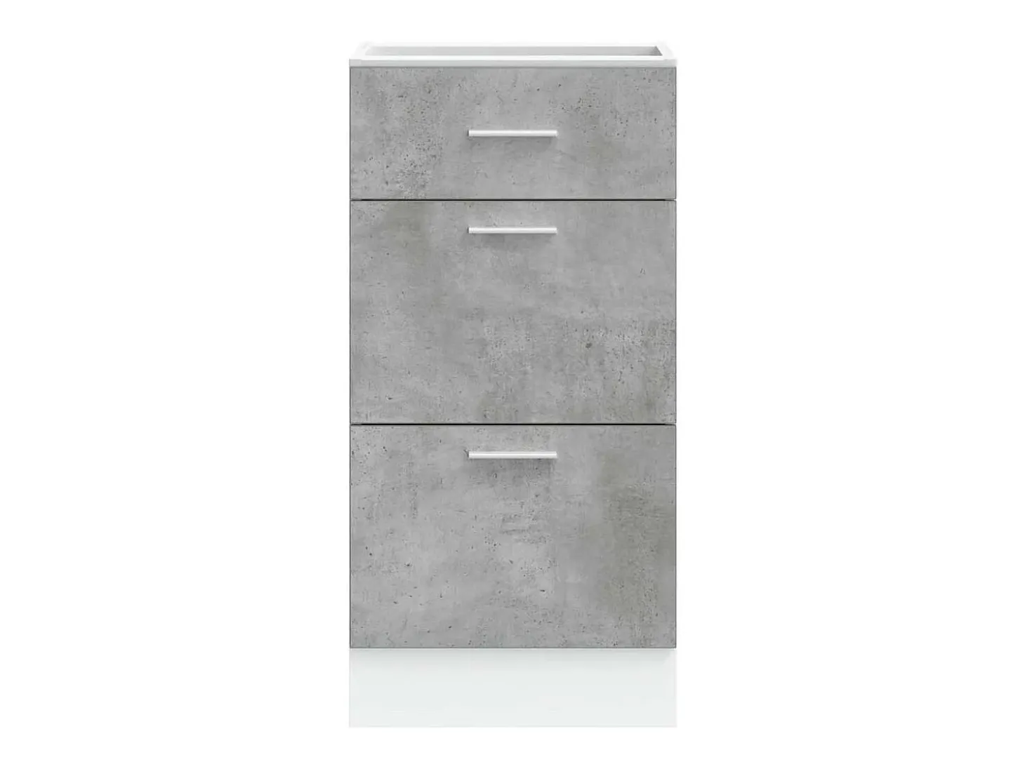 Armario bajo "Lyon" Gris Hormigón 40x46x81,5 cm Madera de ingeniería