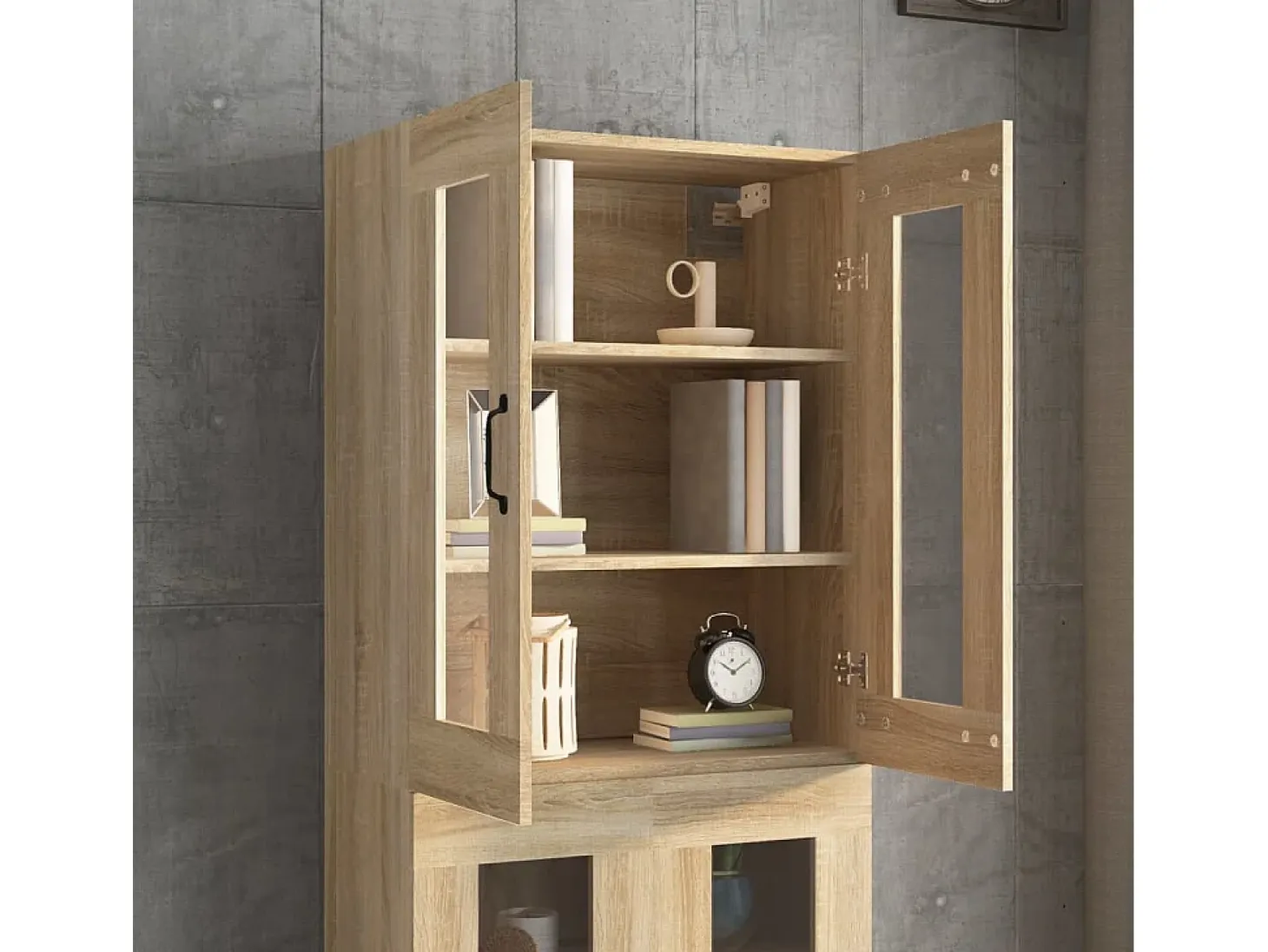 Armario colgante de pared roble Sonoma 69,5x34x90 cm