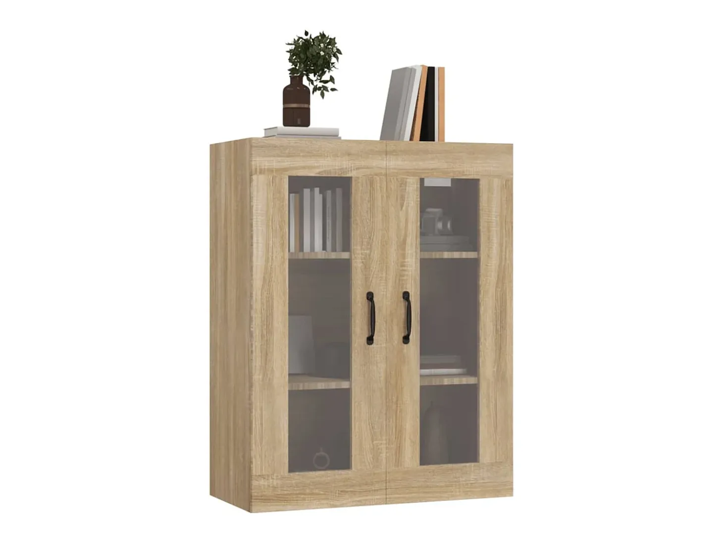 Armario colgante de pared roble Sonoma 69,5x34x90 cm