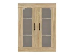 Armario colgante de pared roble Sonoma 69,5x34x90 cm