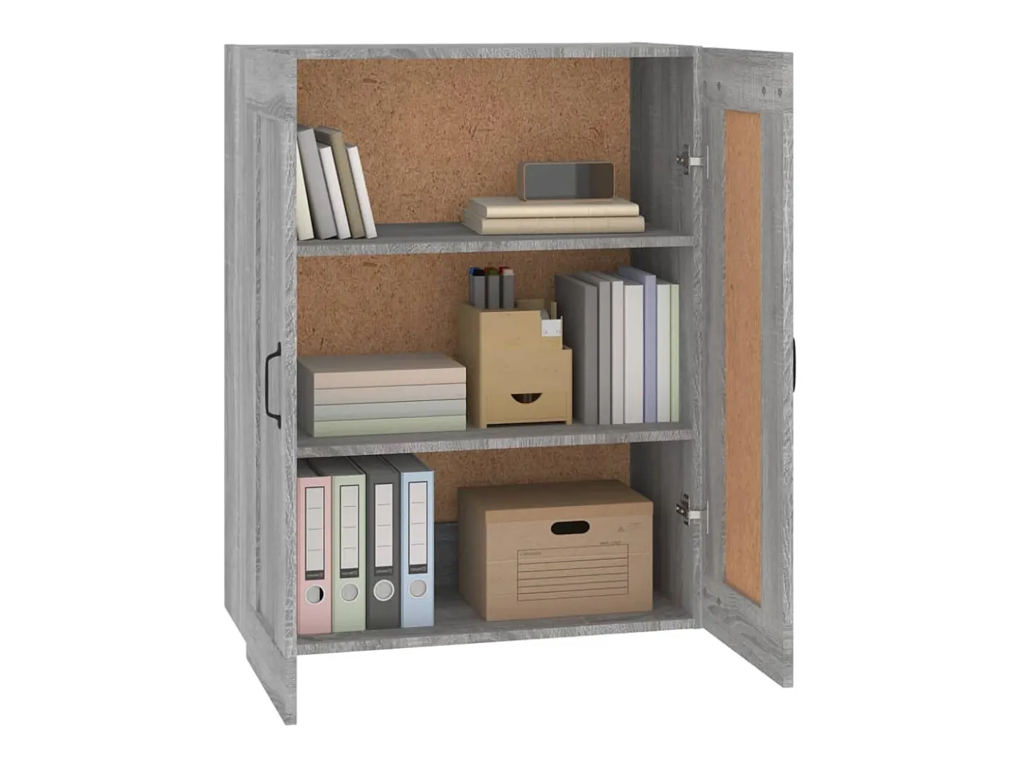 Armario colgante de pared gris Sonoma 69,5x32,5x90 cm