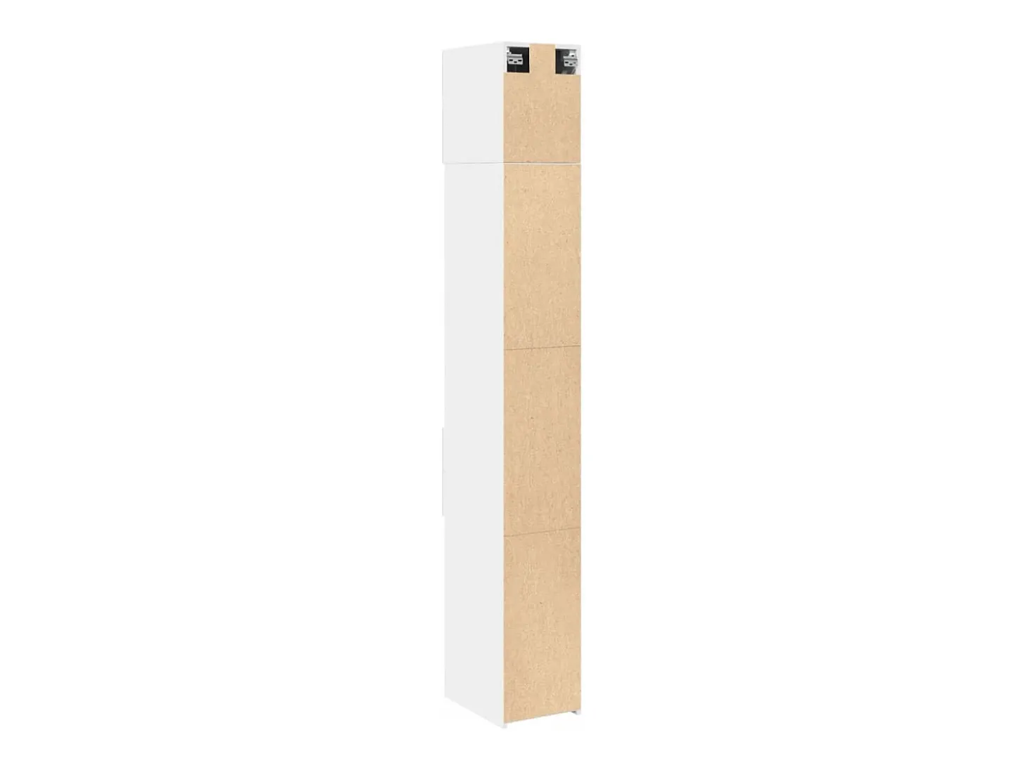Armario de almacenaje blanco Slim 30x42,5x225 cm