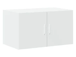 Armario de almacenaje blanco 70x42,5x225 cm madera de ingeniería