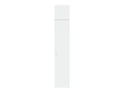 Armario de almacenaje blanco Slim 40x42,5x225 cm