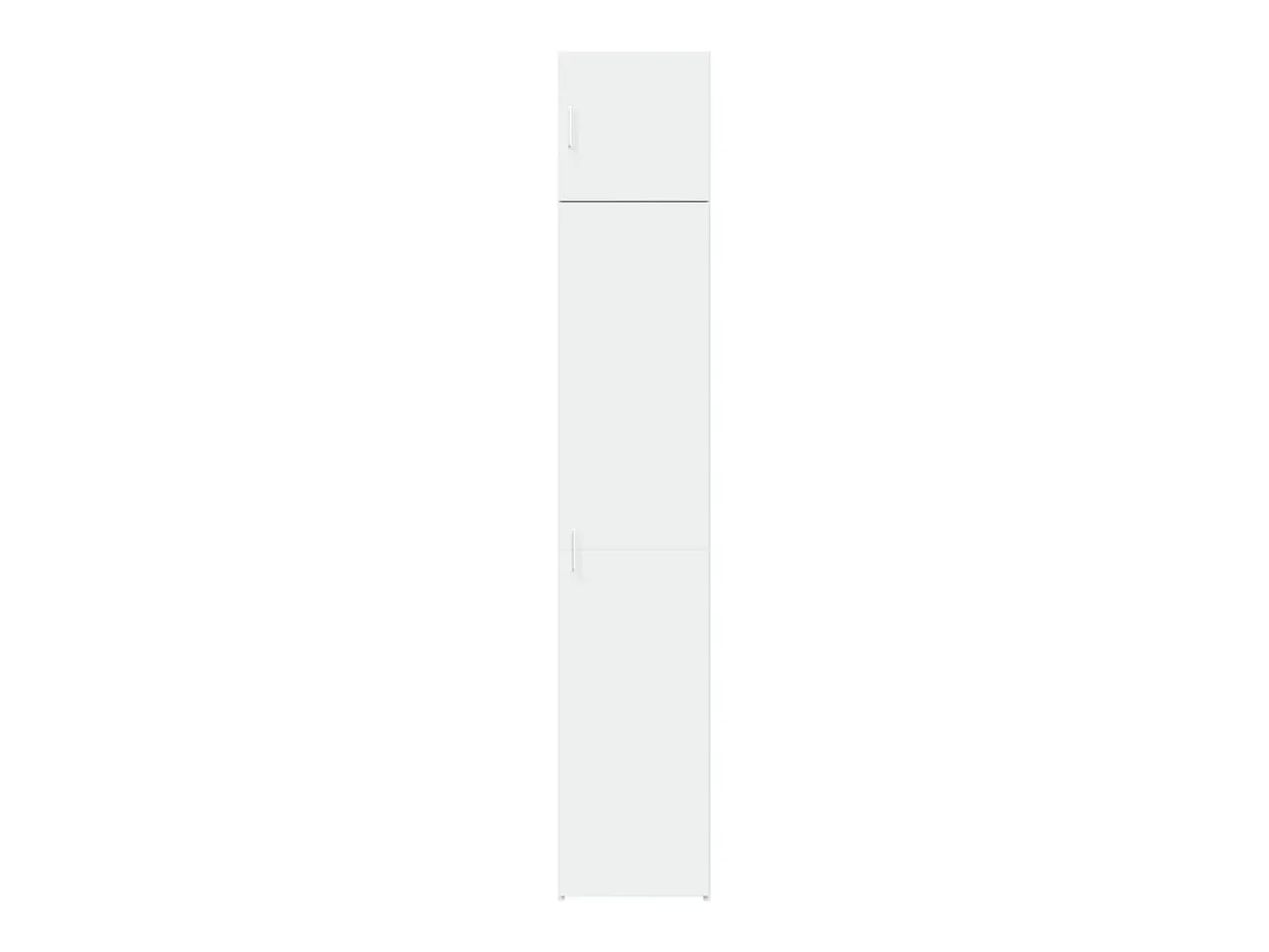 Armario de almacenaje blanco Slim 40x42,5x225 cm