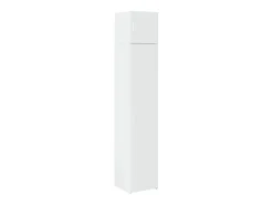 Armario de almacenaje blanco Slim 40x42,5x225 cm