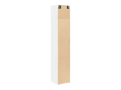 Armario de almacenaje blanco Slim 40x42,5x225 cm