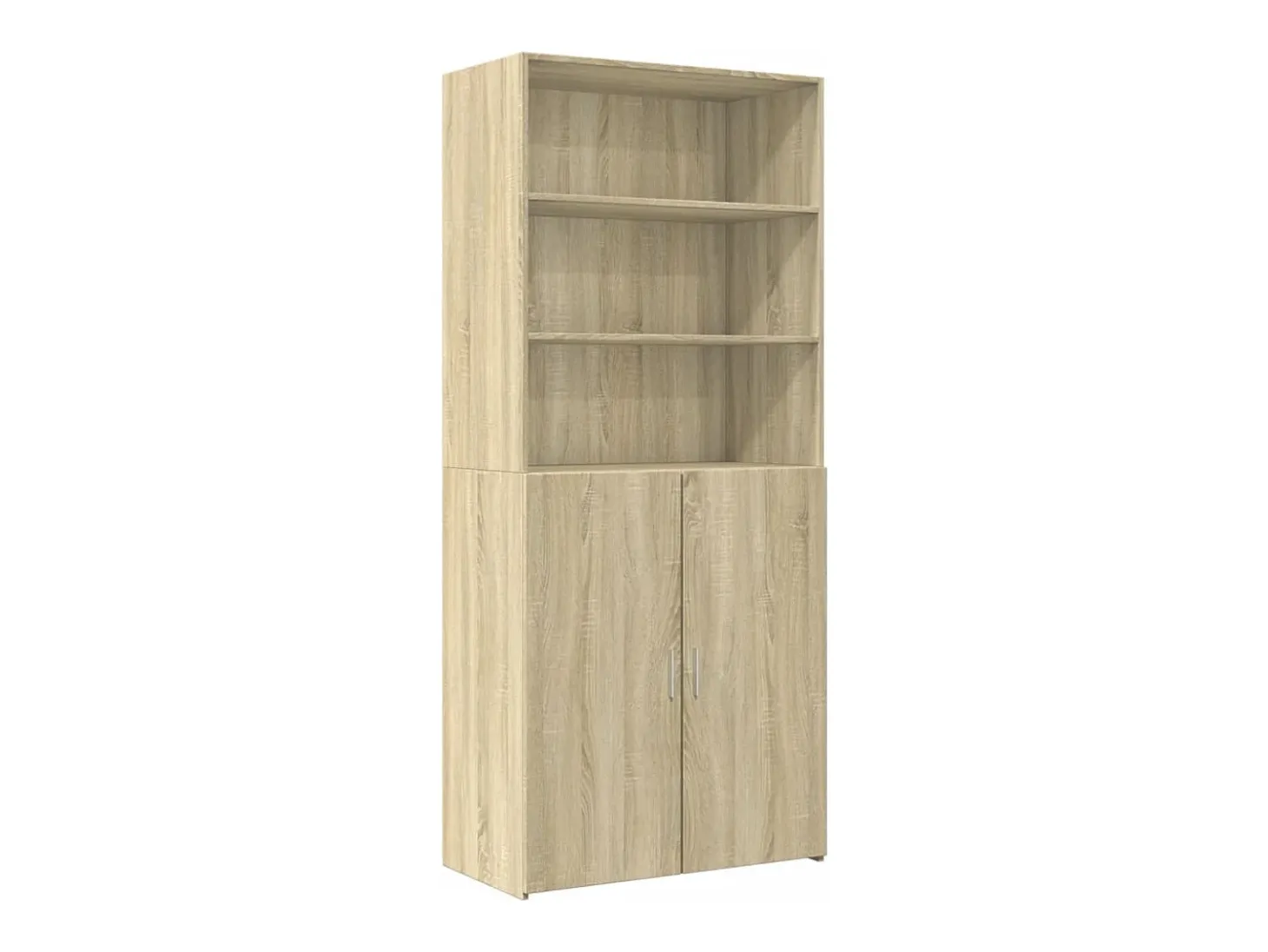Armario de almacenaje de roble Sonoma 80x42,5x225 cm
