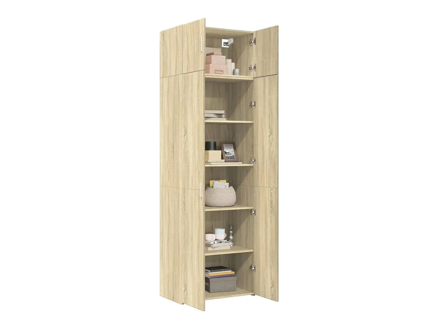 Armario de almacenaje de roble Sonoma 70x42,5x225 cm