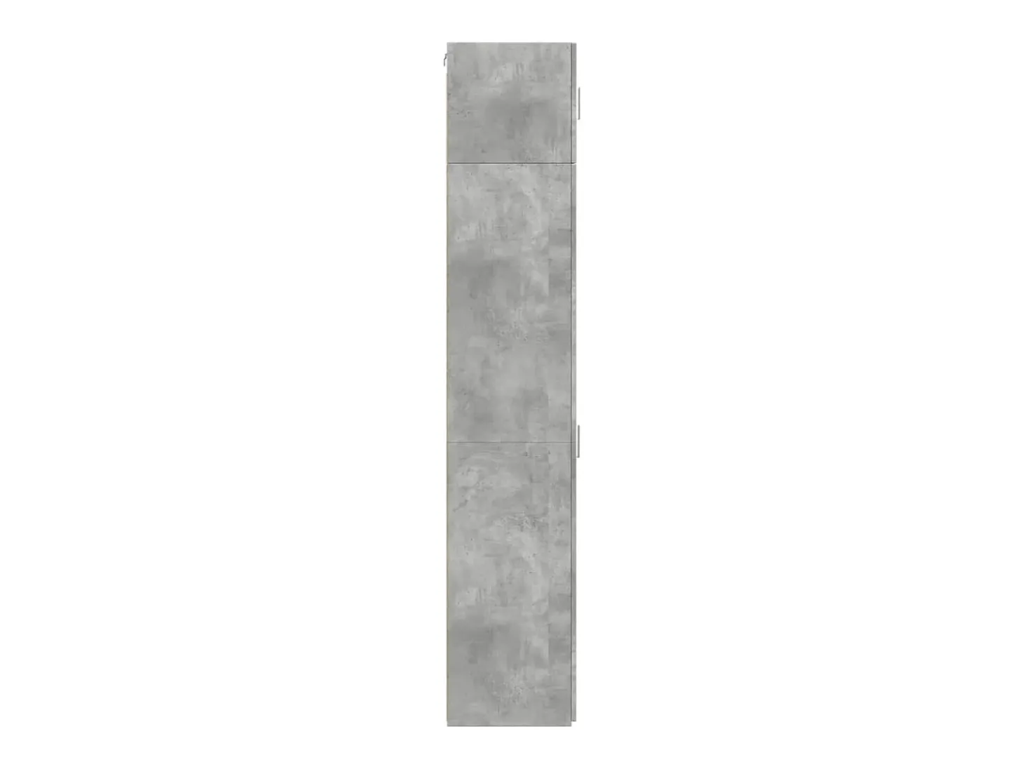 Armario de almacenaje estrecho gris hormigón 45x42,5x225 cm