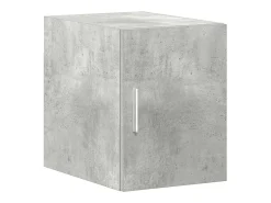 Armario de almacenaje estrecho gris hormigón 30x42,5x225 cm