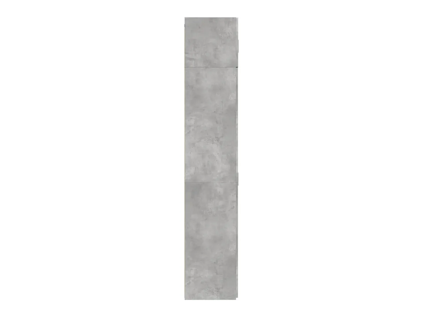 Armario de almacenaje gris hormigón 70x42,5x225cm madera de ingeniería